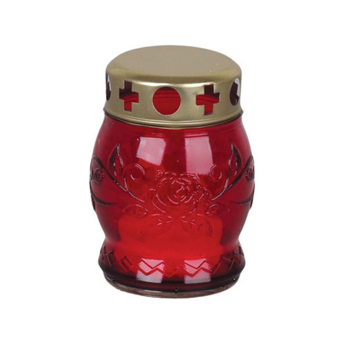 Kahanec Grave červené sklo 6-8 h 25 g výška 10 cm