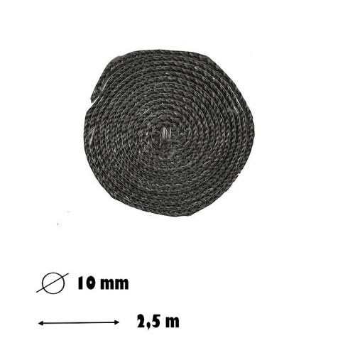 Šnúra sporáková  L-2.5 m, plochá 10 mm, tesniaca šnúra na sklo
