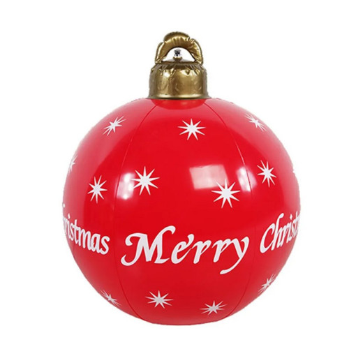 Vianočná Guľa XXXL nafukovacia ø 60 cm - Merry Christmas