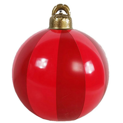 Vianočná Guľa XXXL nafukovacia ø 60 cm -červená
