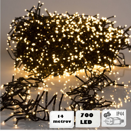 LED svetelná reťaz CLUSTER 700 LED - 8 funkcii