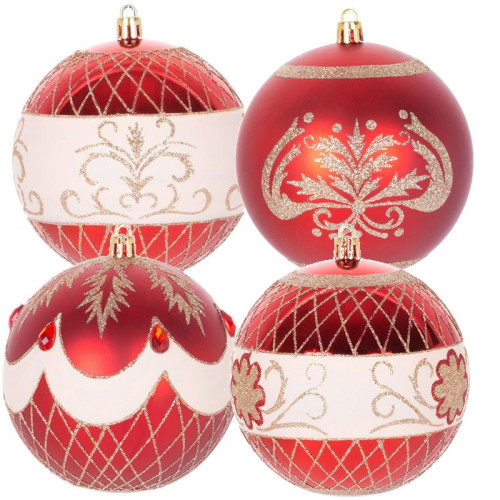 Gule MagicHome 4ks červené ,10cm