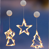 LED vianočná silueta na okna 20 cm