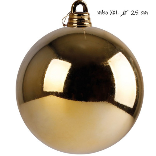 Vianočná Guľa Jumbo xxl ø 25 cm - Zlatá