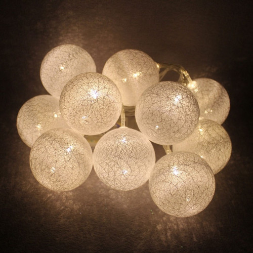 LED svetelná reťaz Gule 10 ks - 135 cm