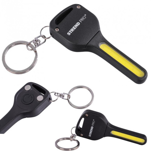 LED kľúčenka, prívesok s magnetom LED 60 lm 75x30 mm