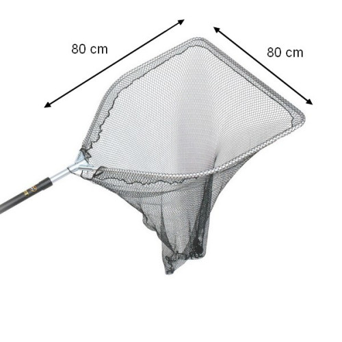 Náhradná sieť bez lemu -  k podberáku 80x80 cm