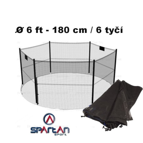 Ochranná sieť k trampolíne  180 cm