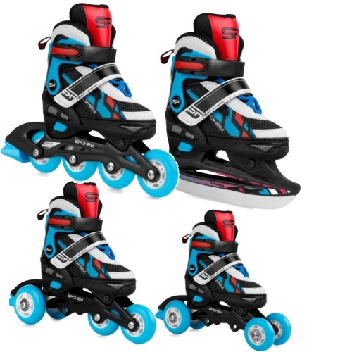 Kolieskové korčule Spokey FEAT 4v1 -31-34