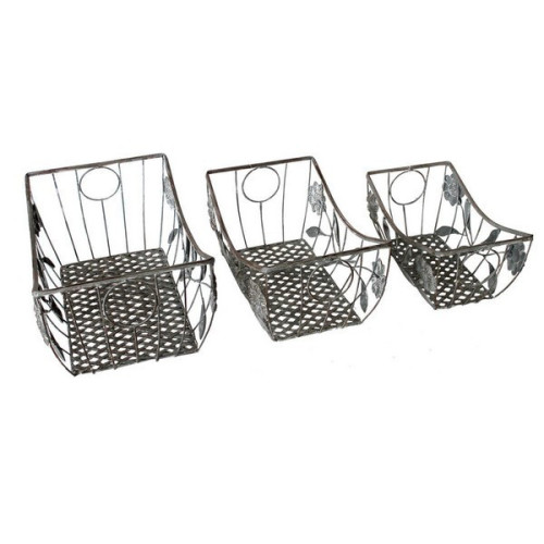 Dekoratívné košíky železné