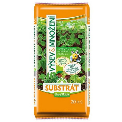 Substrát Výsev a množenie 20 Lit. FORESTINA
