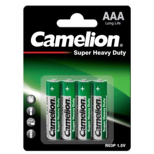 #7579 Batérie CAMELION R03 - AAA - grün  4ks