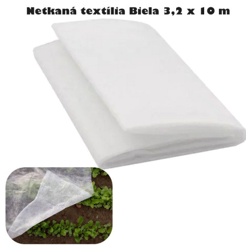#8504 Netkaná textília Biela 3,2 x 10 m,