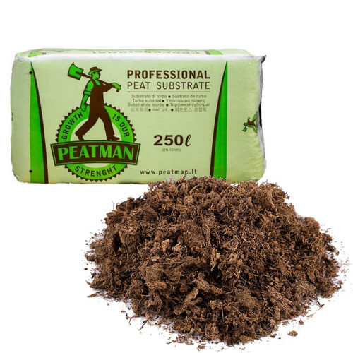 #8710 Rašelina neutrálna 250l 5,5-6,5 pH PEATMAN