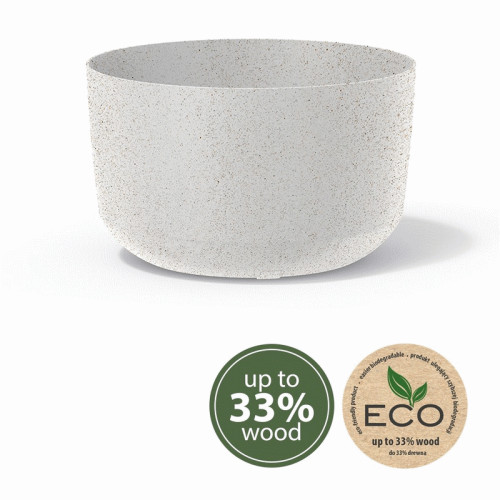 #8860 Kvetináč GRACIA STANDARD ECO WOOD biely