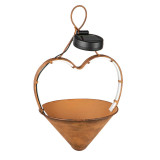 LED Kvetináč - Solárne závesné svetelné srdce