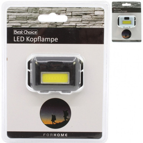 #9081 LED čelovka, 2 nastaviteľné režimy svietenia, 5x4cm