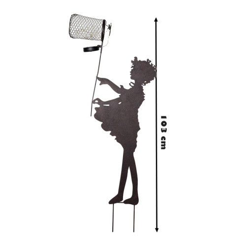 #9192 LED solárná dekorácia Dievča s podberákom 1