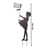 #9192 LED solárná dekorácia Dievča s podberákom 1