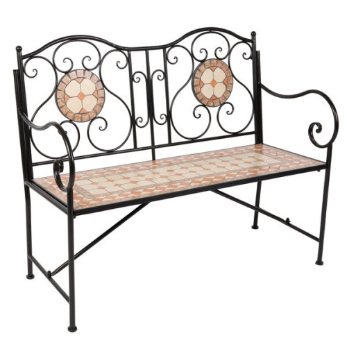 Záhradná lavica MOSAIK- Keramik