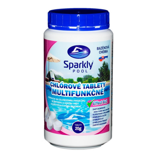 #9287 Chlórové tablety do bazéna 6v1 mult - 20g 1 kg