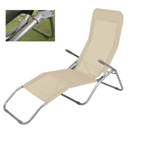 Plážové lehátko Siesta - beige