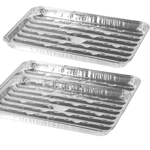 #9325 Miska ALU 34x23x2.5 cm, 3 ks,na gril