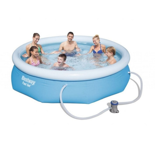 #9335 Bazén Bestway® 57450, nafukovací, kartušová filtrácia, 244x61 cm