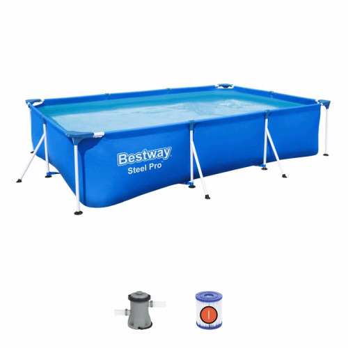 #9336 Bazén Bestway® Steel Pro™, 56411, kartušová filtrácia, 300x201x66 cm