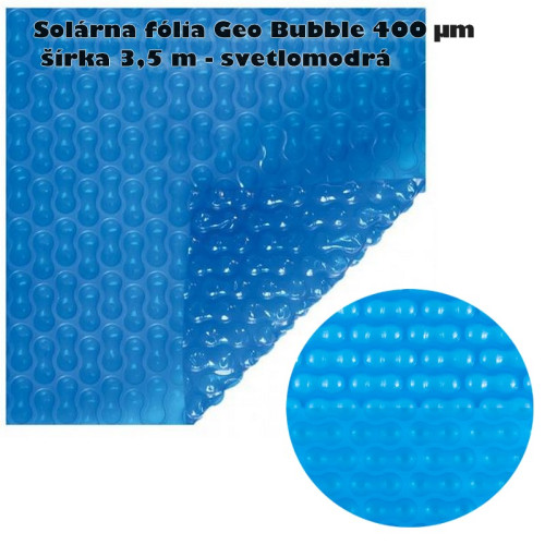 #9353 Solárna fólia Geo Bubble 400 µm šírka 3,5 m , svetlomodrá