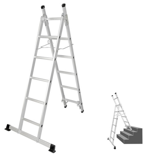 #9379 Hliníkový kombinovaný rebrík 3v1