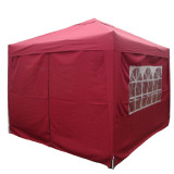 Altán nožnicový PU - 3x3m bordový