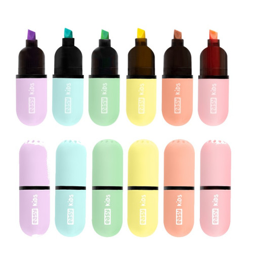 #9482 MINI PASTEL Sada zvýrazňovačov, 6 pastelových farieb