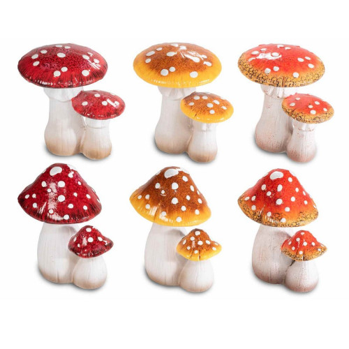 #9555 Dekorácia keramický Hríb 14,5 x 11 x 17,5  cm