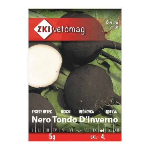 #9567 Reďkev čierna GUĽATÁ NERO TONDO D´INVERNO