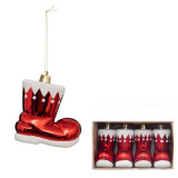 #9671 Vianočná mikulášska čižma - plast 4ks