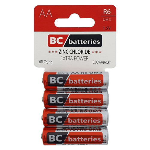#9688 Batéria AA zinkochloridová tužková 1,5V 4ks