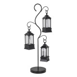 #9709 Lucerna celková výška cca 70 cm, čierna