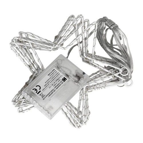 #9715 LED okenná svetelná reťaz s 8 hviezdičkami celková dĺžka cca 205 cm