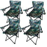 Rybárske kreslo ANGLER s opierkou - Kamu 4ks