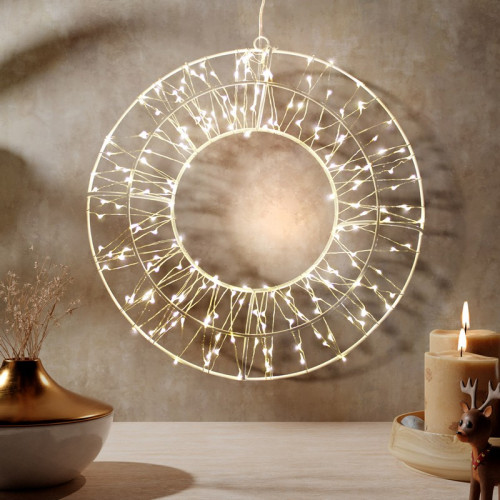 #9742 LED ozdobný veniec 200 mini  LED