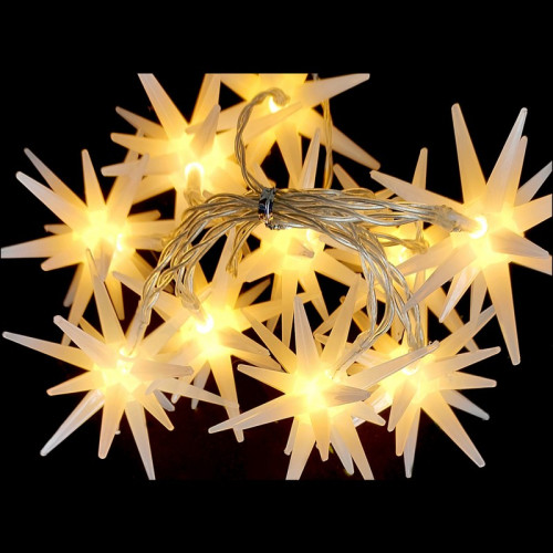 #9743 LED  svetlá hviezdy 10 LED - IP20 Batérie AA