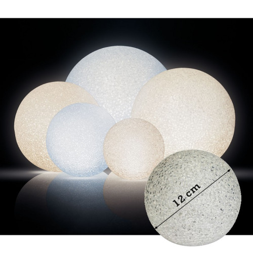 #9773 LED sveteľná Gula 12 cm - teplá biela - 4 funkcie