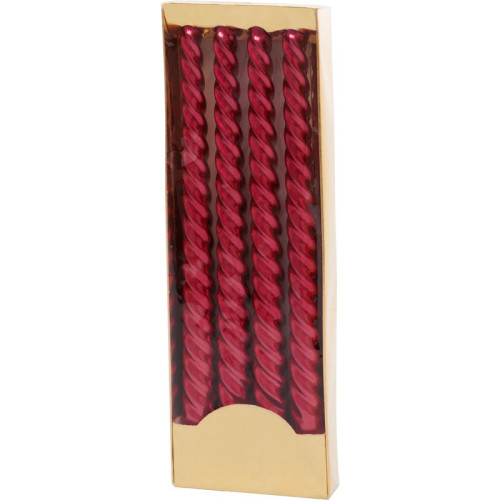 #9830 sviečka špirálová červaná 1