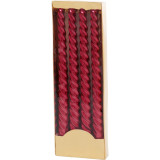 #9830 sviečka špirálová červaná 1