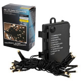 #9922 LED batériová 24 LED -svetelná reťaz s časovačom a viacerými funkciami