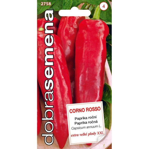 #9930 Paprika zeleninová červená CORNO ROSSO XXL