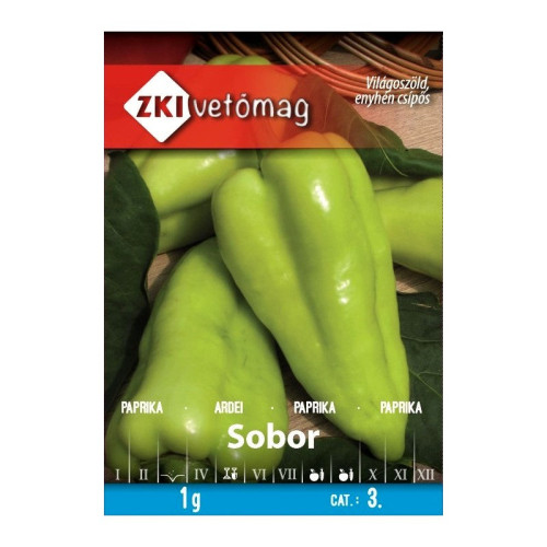 #9933 Paprika zeleninová SOBOR 1g