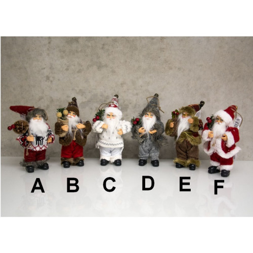 #6064 Ozdoba na stromček Mikuláš 18 cm 37155