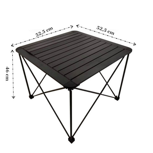 #10010 Kempingový stolík Skladací LEX -52,5 x 52,5 x 46cm -5